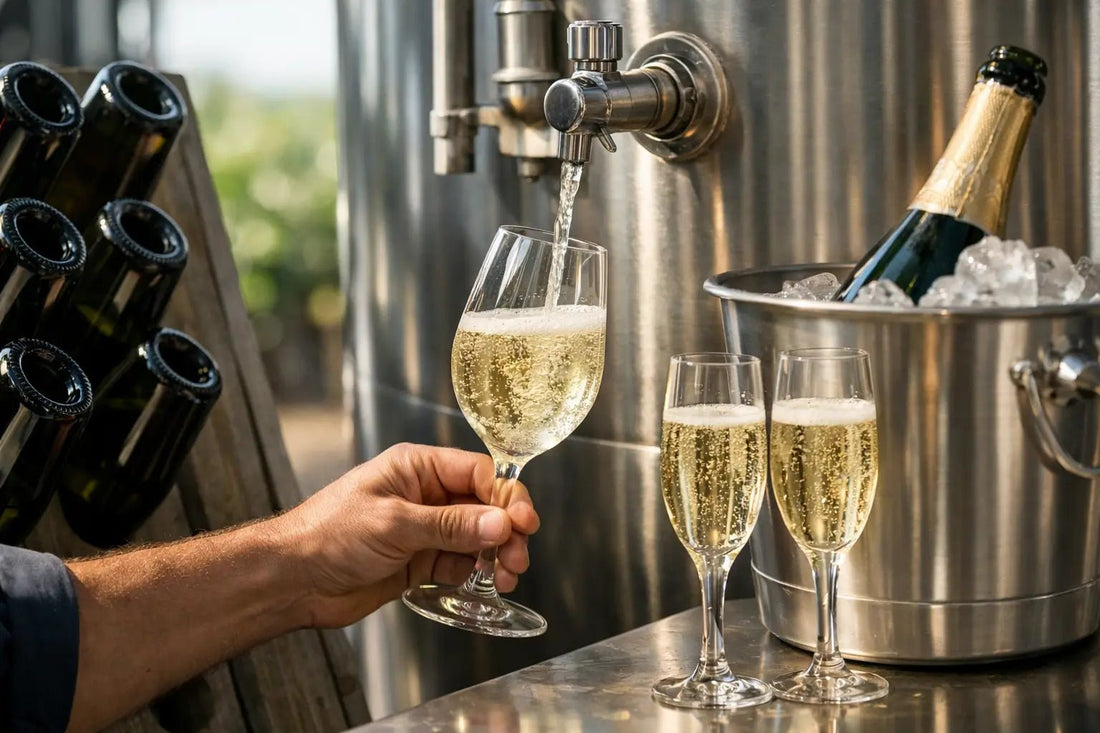 How Is Sparkling Wine Made? - CLINQ ZERO
