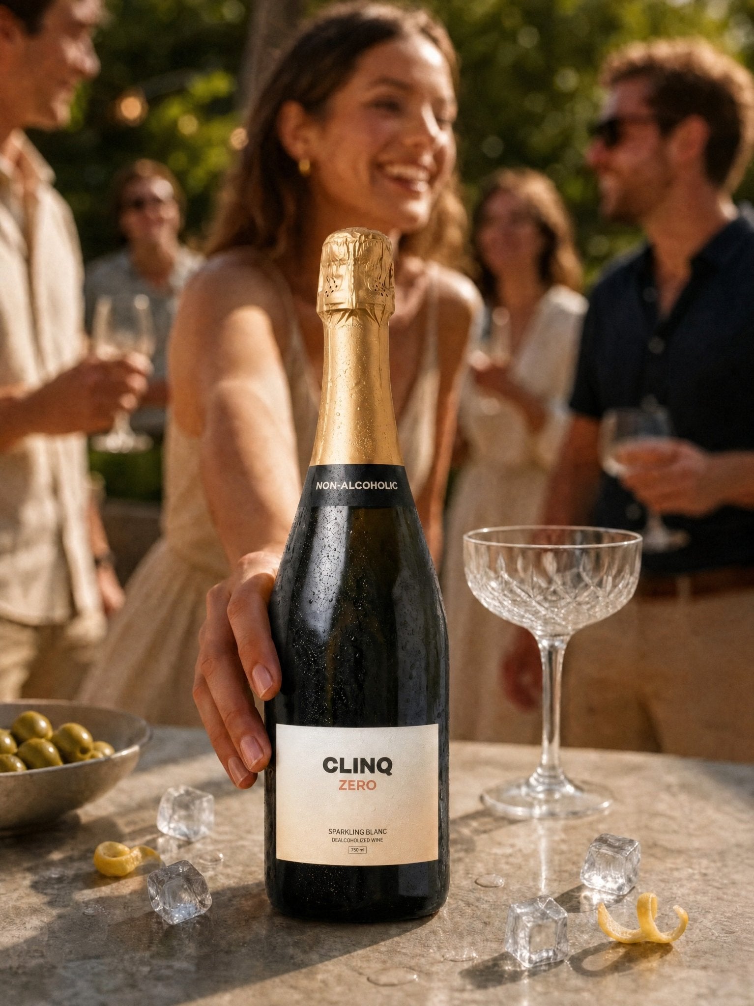Non-Alcoholic Sparkling Blanc - 750ml - CLINQ ZERO